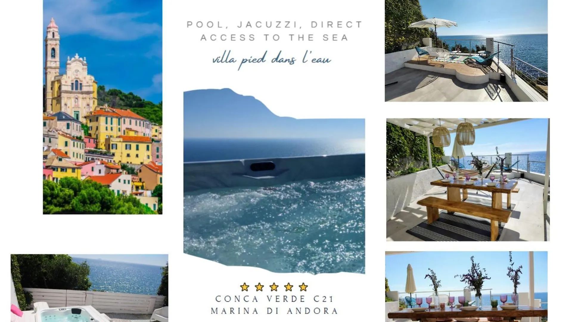 Conca Verde: Beachfront Villas with Private Jacuzzis Andora